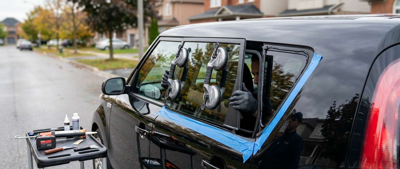 Quarter Glass Replacement for Kia Soul 2014-2019 by Alexwindshield