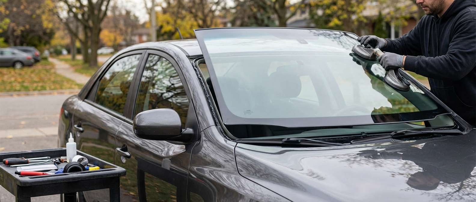 Windshield Replacement for Kia Forte / Forte5 2010-2013 by Alexwindshield