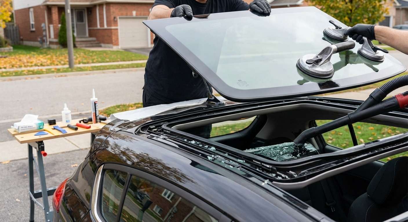 Sunroof Replacement for Kia Forte / Forte5 2014-2018 by Alexwindshield