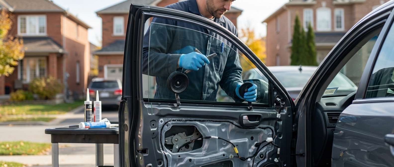 Door Glass Replacement for Kia Optima / K5 2006-2010 by Alexwindshield