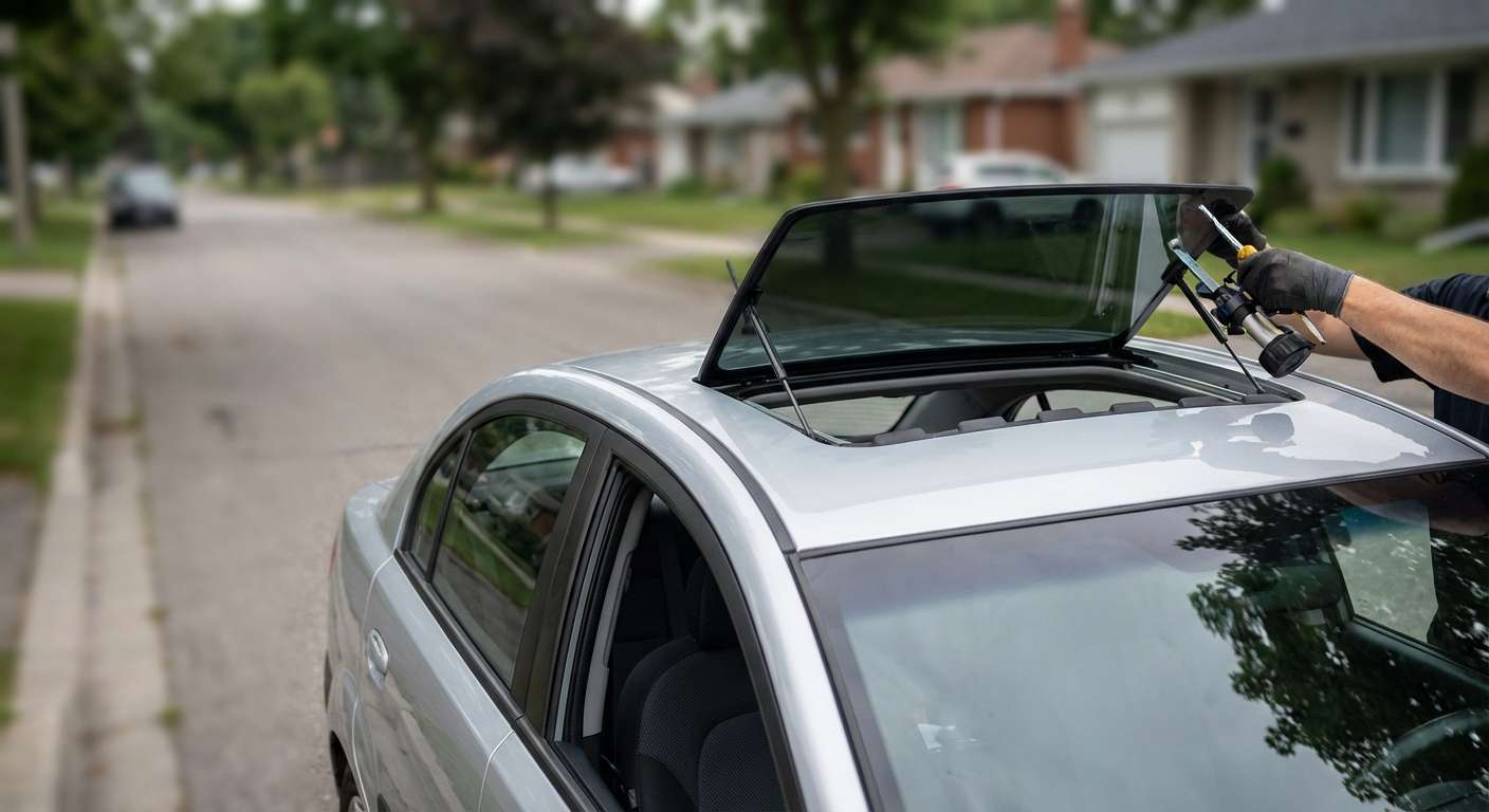 Sunroof Replacement for Kia Rio 2006-2011 by Alexwindshield