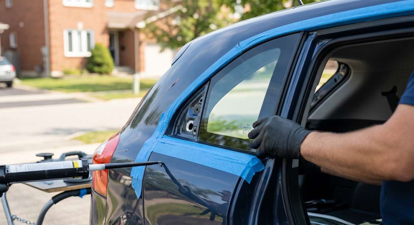 Quarter Glass Replacement for Kia Rio 2012-2017 by Alexwindshield