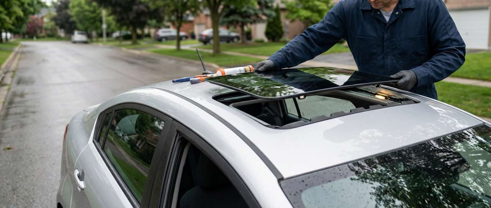 Sunroof Replacement for Kia Rio 2012-2017 by Alexwindshield