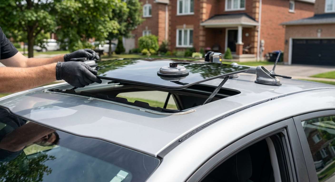Sunroof Replacement for Kia Rio 2018-2023 by Alexwindshield
