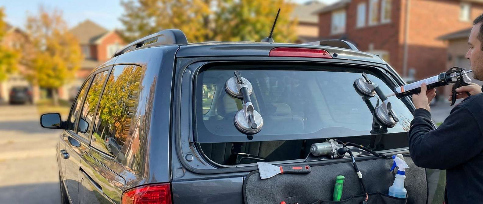 Back Glass Replacement for Kia Sedona 2006-2014 by Alexwindshield
