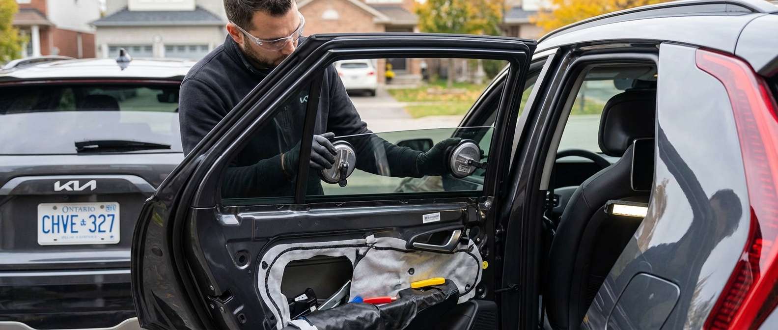 Vent Glass Replacement for Kia Niro 2023-2027 by Alexwindshield