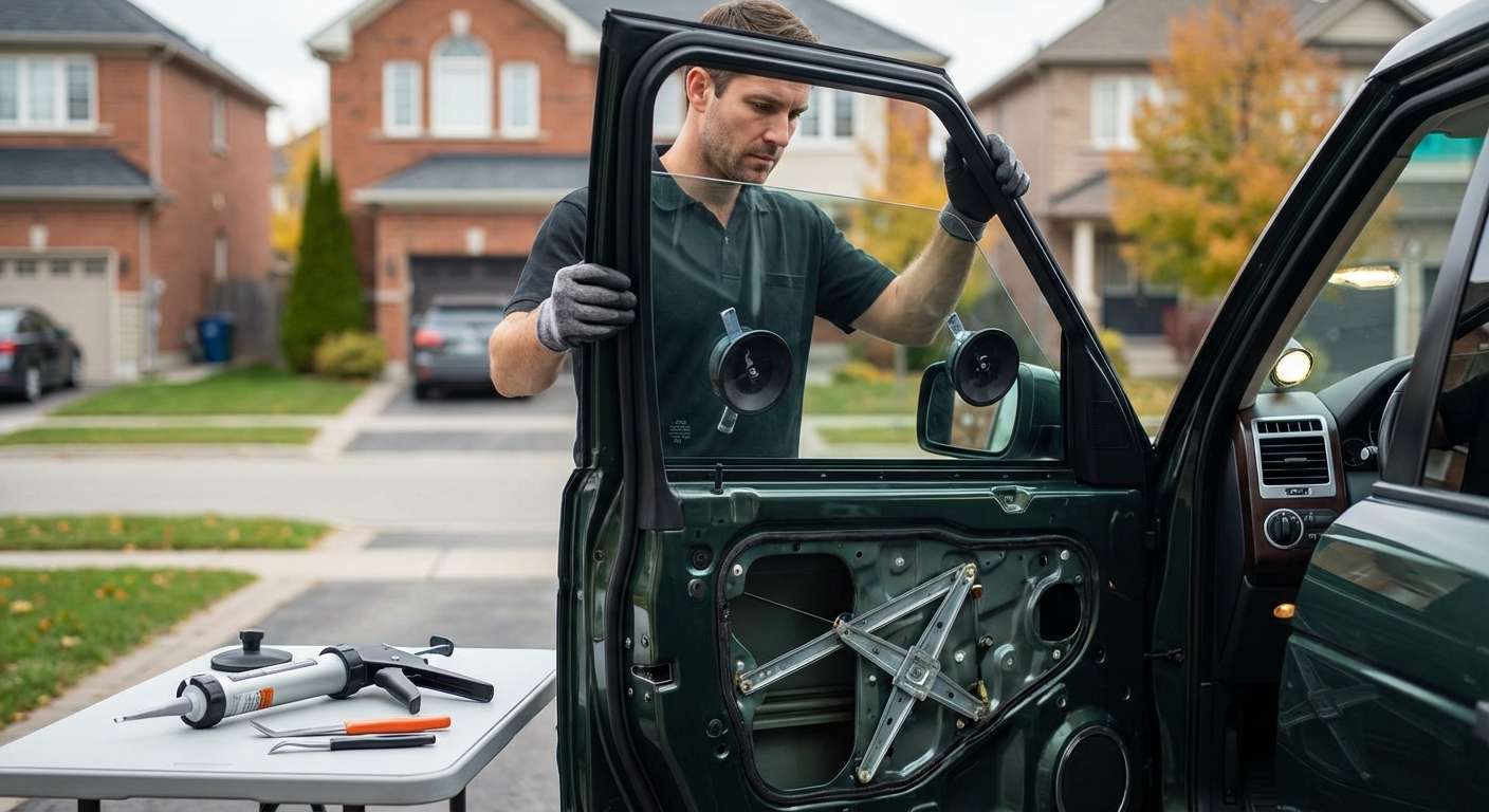Door Glass Replacement for Land Rover Range Rover 2003-2012 (L322) by Alexwindshield
