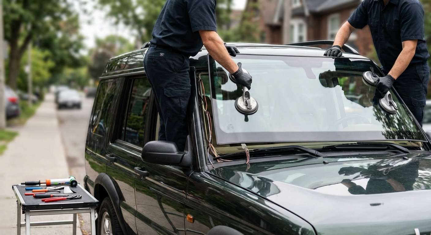 Windshield Replacement for Land Rover Discovery 2 1999-2004 by Alexwindshield