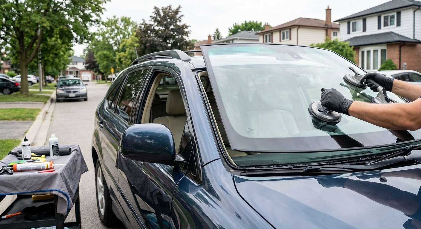 Windshield Replacement for Lexus RX 330/350/400h 2004-2009 by Alexwindshield