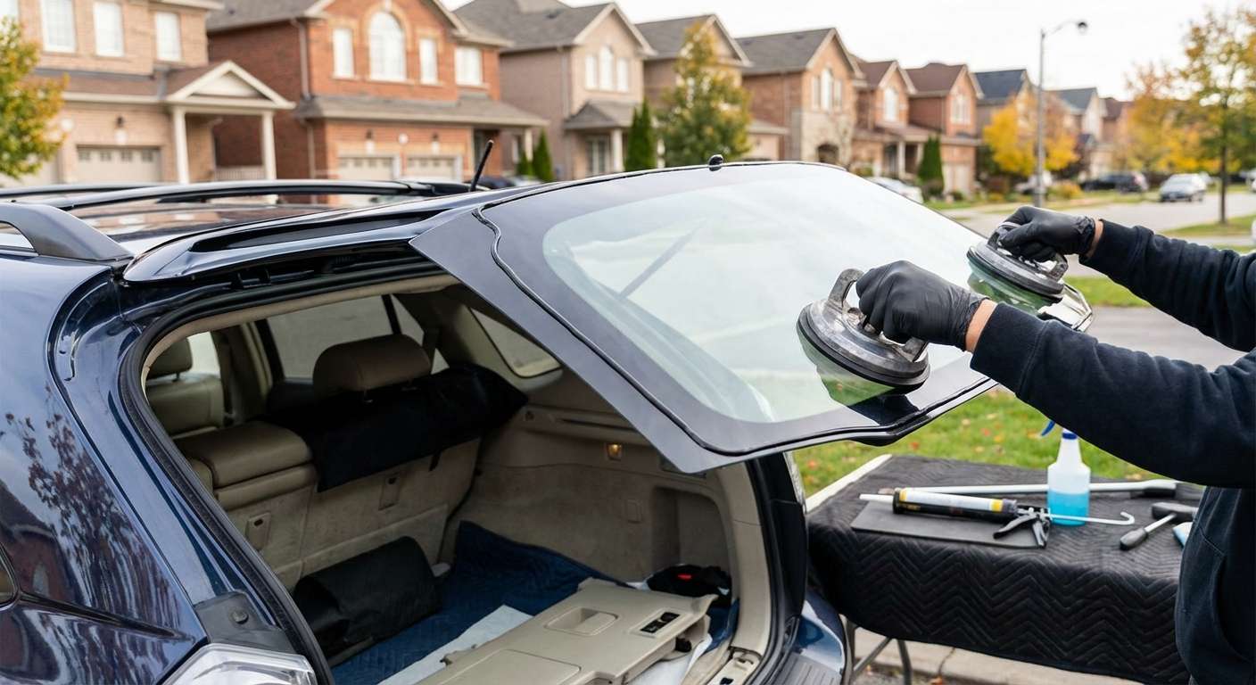 Back Glass Replacement for Lexus RX 330/350/400h 2004-2009 by Alexwindshield