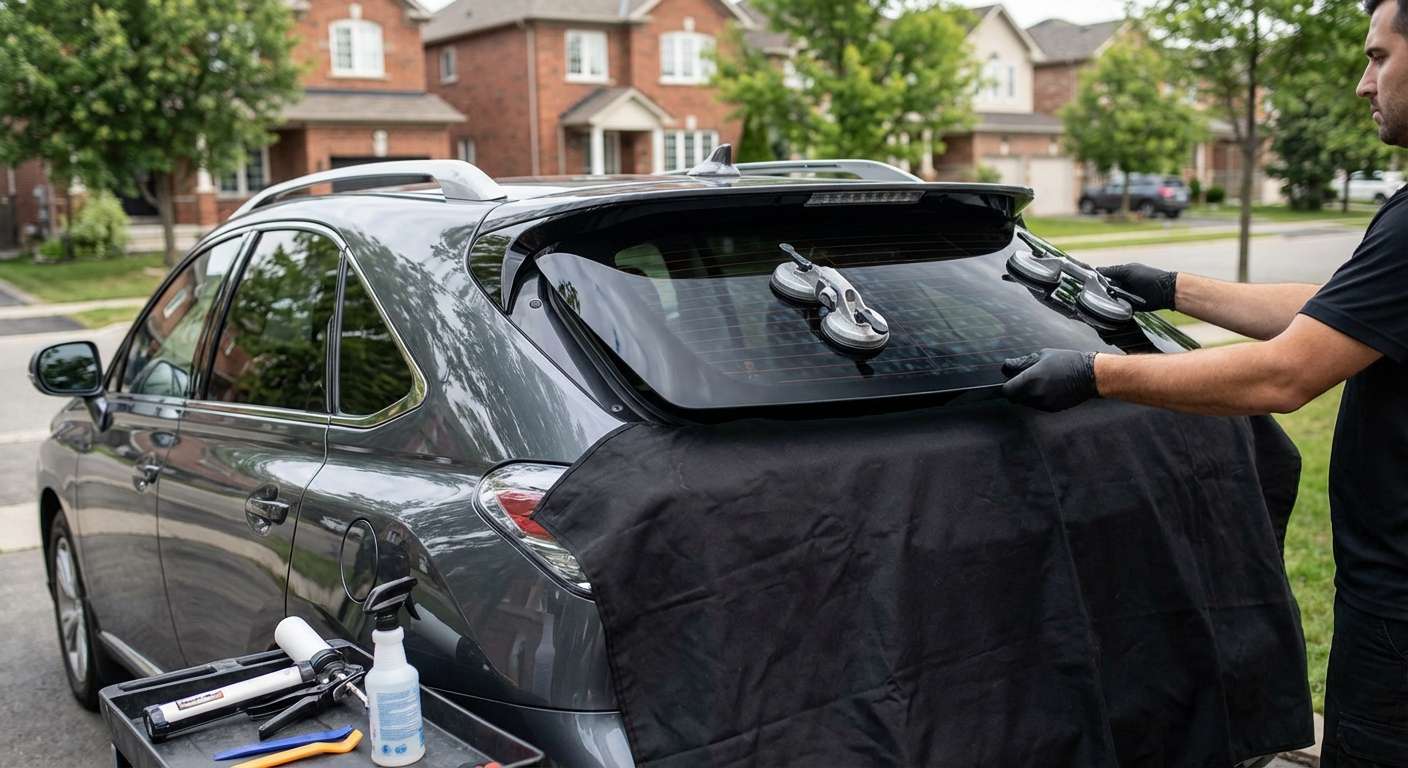 Back Glass Replacement for Lexus RX 350/450h 2010-2015 by Alexwindshield