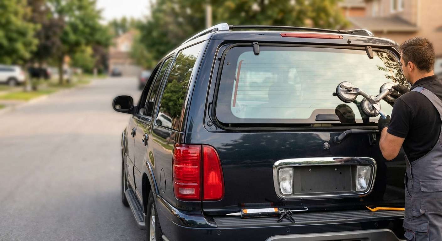 Back Glass Replacement for Lincoln Navigator 1998-2002 by Alexwindshield