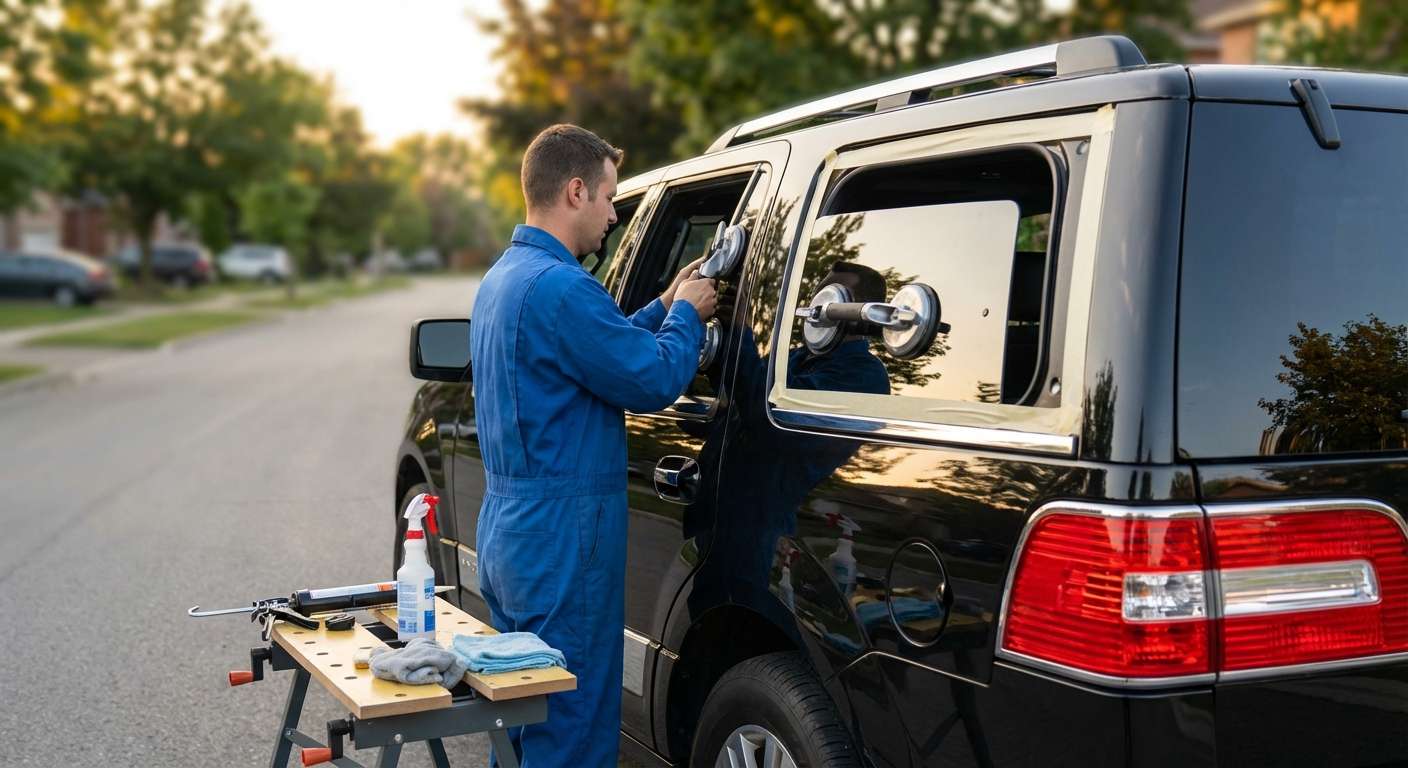 Quarter Glass Replacement for Lincoln Navigator 2003-2006 by Alexwindshield