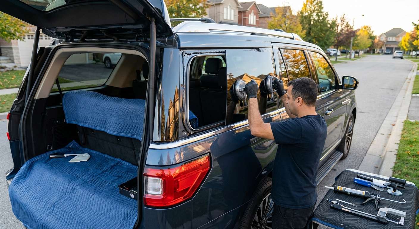 Quarter Glass Replacement for Lincoln Navigator 2018-2024 by Alexwindshield