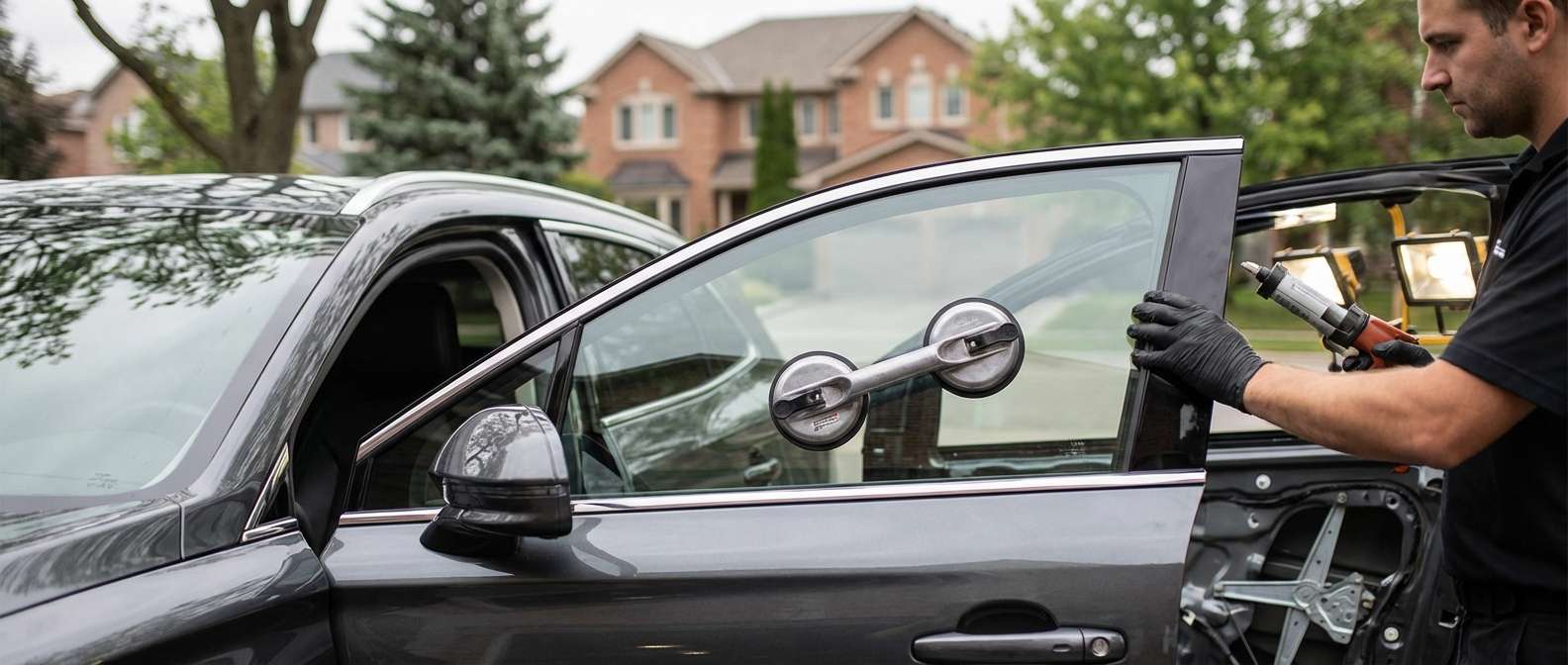 Door Glass Replacement for Lincoln MKC 2015-2019 by Alexwindshield