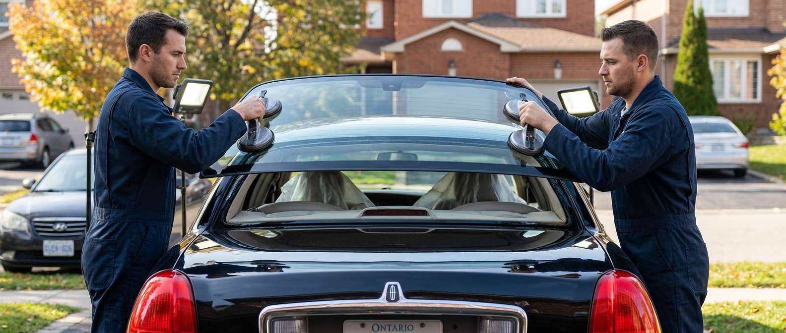 Back Glass Replacement for Lincoln Town Car 1998-2011 by Alexwindshield