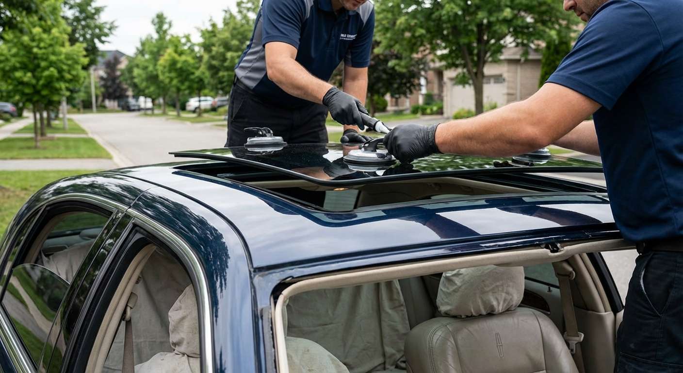 Sunroof Replacement for Lincoln Town Car 1998-2011 by Alexwindshield