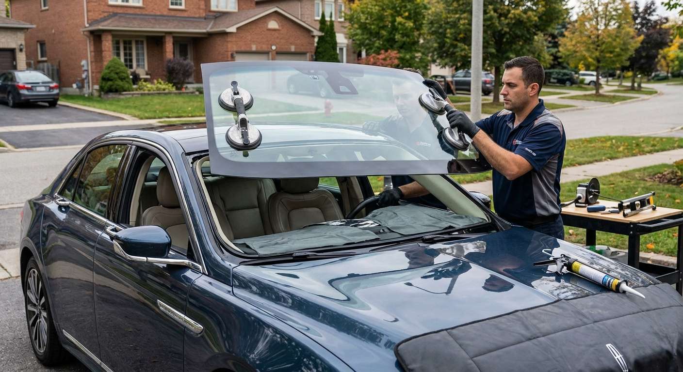 Windshield Replacement for Lincoln Continental 2017-2020 by Alexwindshield