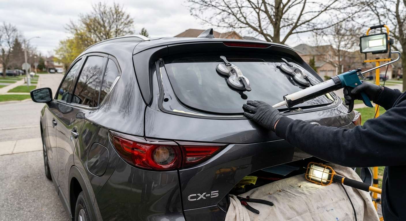 Back Glass Replacement for Mazda CX-5 2017-2027 by Alexwindshield
