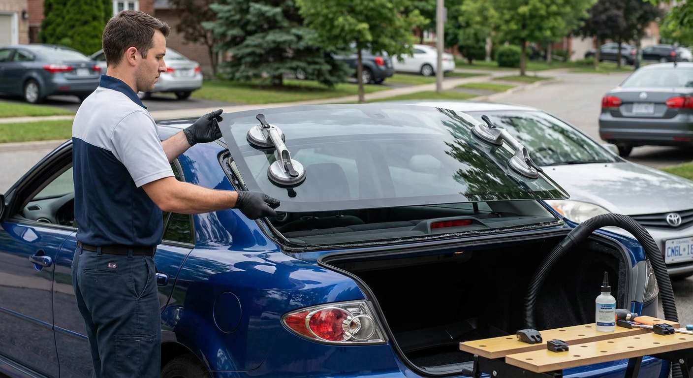 Back Glass Replacement for Mazda Mazda6 2003-2008 by Alexwindshield