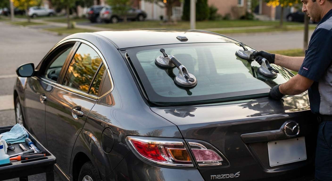 Back Glass Replacement for Mazda Mazda6 2009-2013 by Alexwindshield