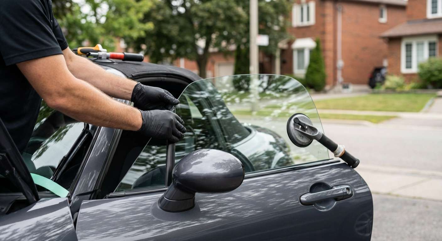 Quarter Glass Replacement for Mazda MX-5 Miata 2006-2015 by Alexwindshield