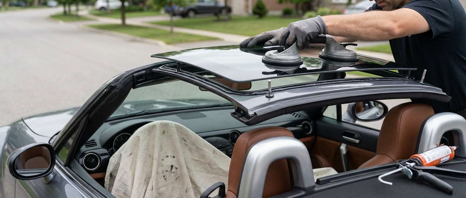 Sunroof Replacement for Mazda MX-5 Miata 2006-2015 by Alexwindshield