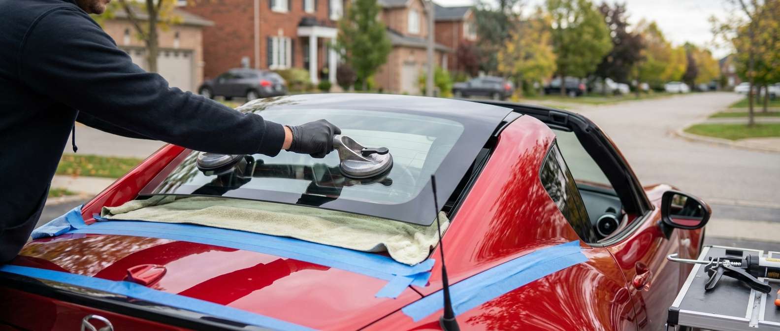 Back Glass Replacement for Mazda MX-5 Miata 2016-2027 by Alexwindshield