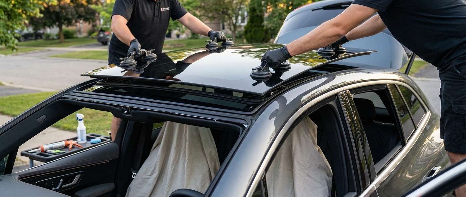 Sunroof Replacement for Mercedes-Benz EQE Sedan/SUV 2023-2027 by Alexwindshield