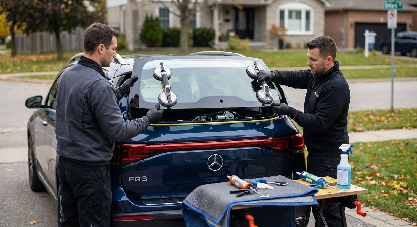 Back Glass Replacement for Mercedes-Benz EQB 2022-2027 by Alexwindshield