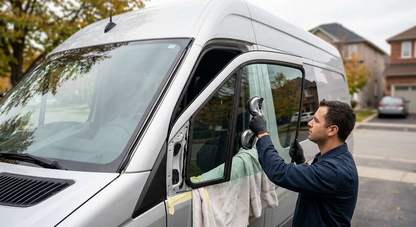 Quarter Glass Replacement for Mercedes-Benz Sprinter 2007-2018 by Alexwindshield