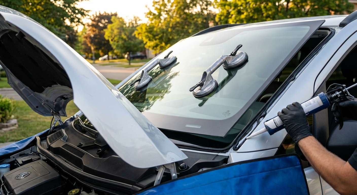 Windshield Replacement for Mercedes-Benz Metris 2016-2023 by Alexwindshield