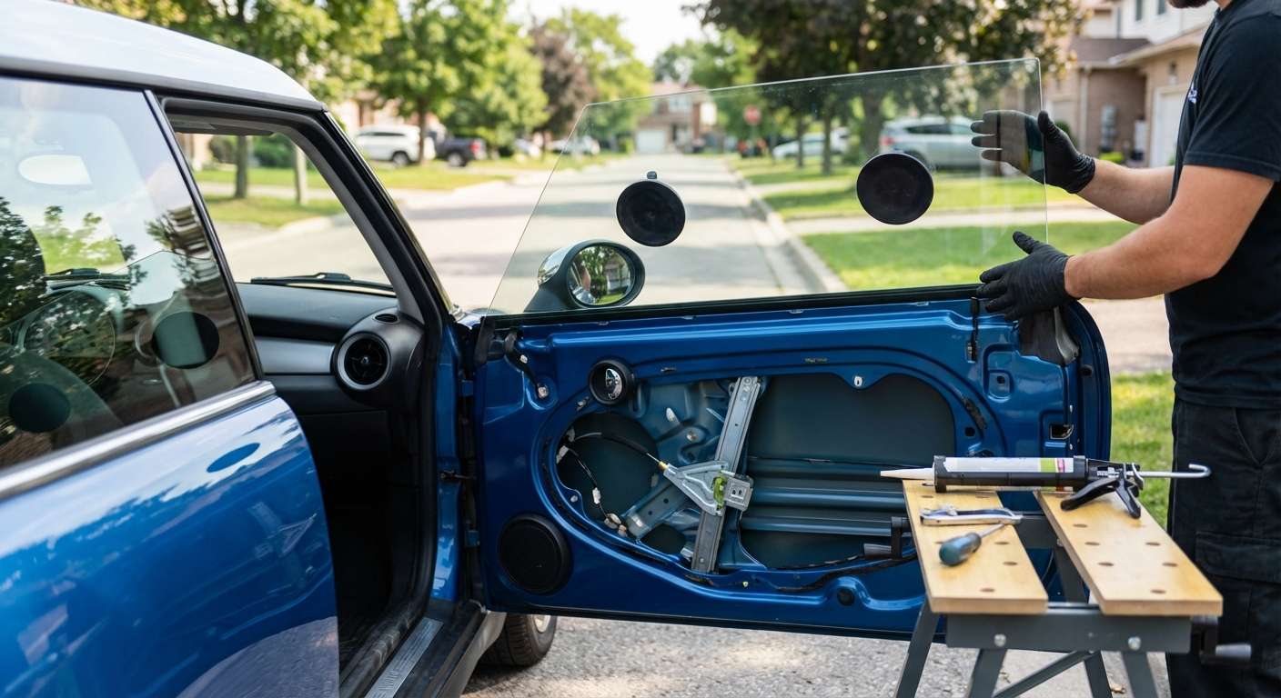 Door Glass Replacement for MINI Clubman 2008-2014 (R55) by Alexwindshield
