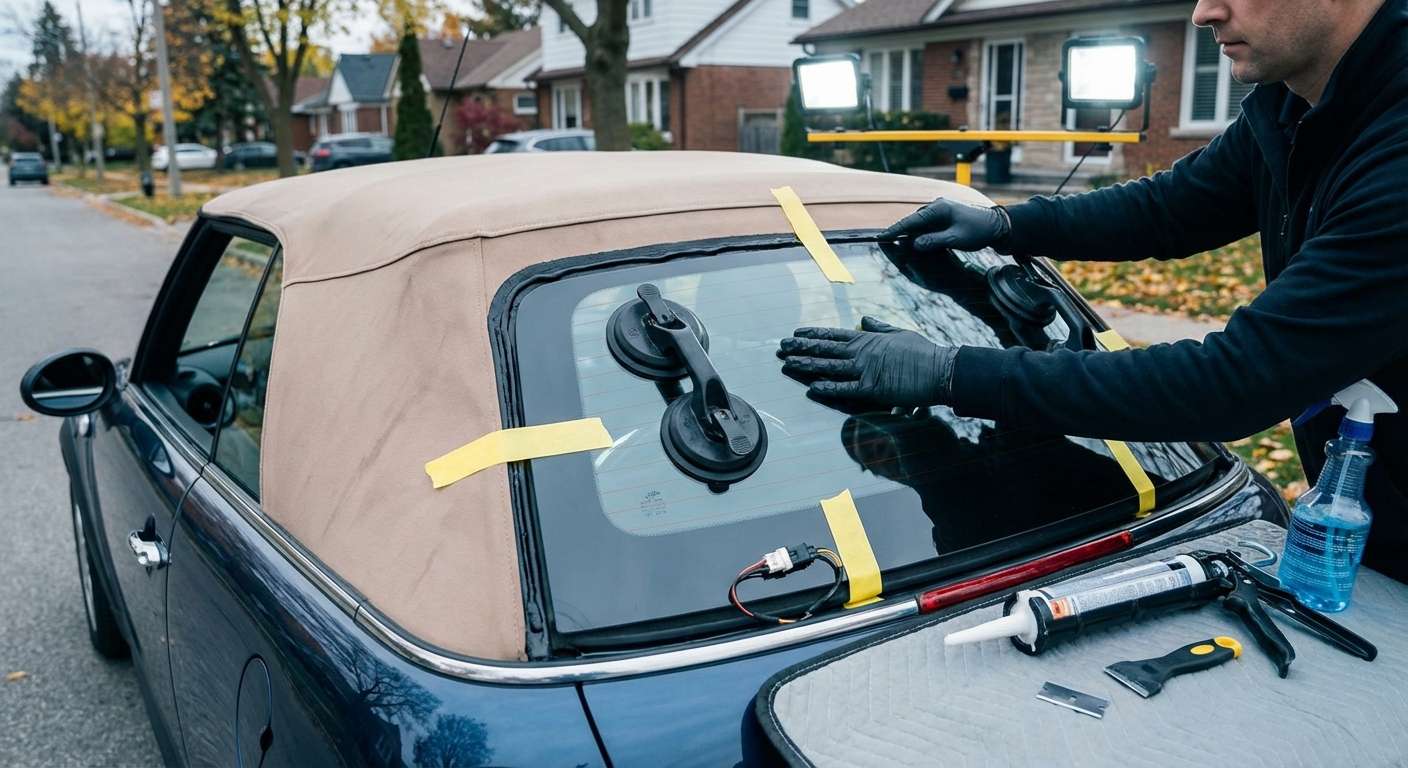 Back Glass Replacement for MINI Convertible 2009-2015 (R57) by Alexwindshield