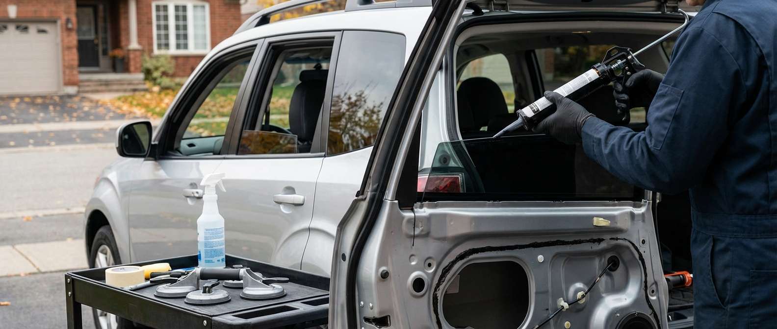 Vent Glass Replacement for Subaru Forester 2009-2013 by Alexwindshield