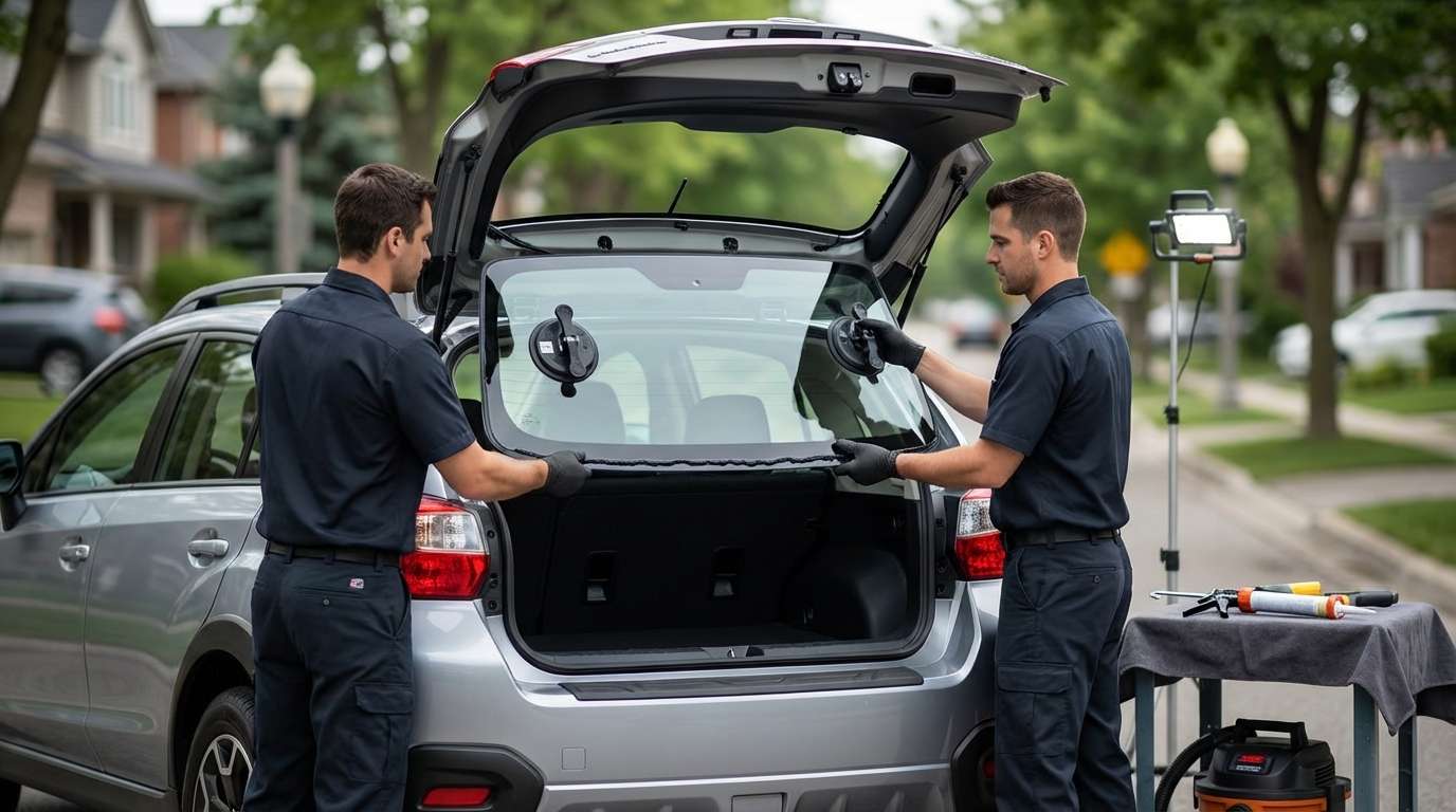 Back Glass Replacement for Subaru Crosstrek 2013-2017 by Alexwindshield