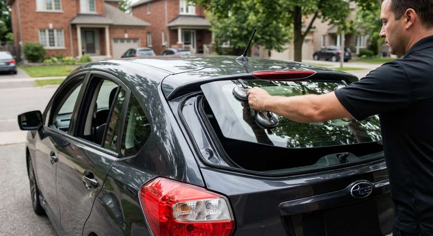 Back Glass Replacement for Subaru Impreza 2012-2016 by Alexwindshield