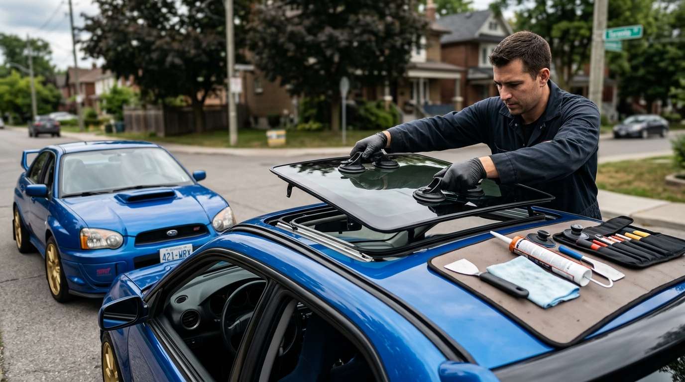 Sunroof Replacement for Subaru WRX / STI 2002-2007 by Alexwindshield