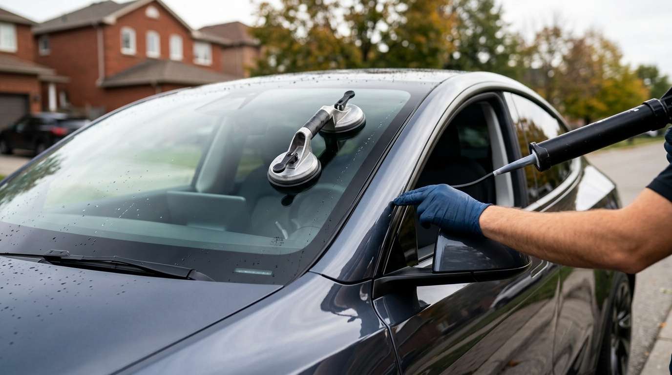 Windshield Replacement for Tesla Model Y 2020-2024 by Alexwindshield