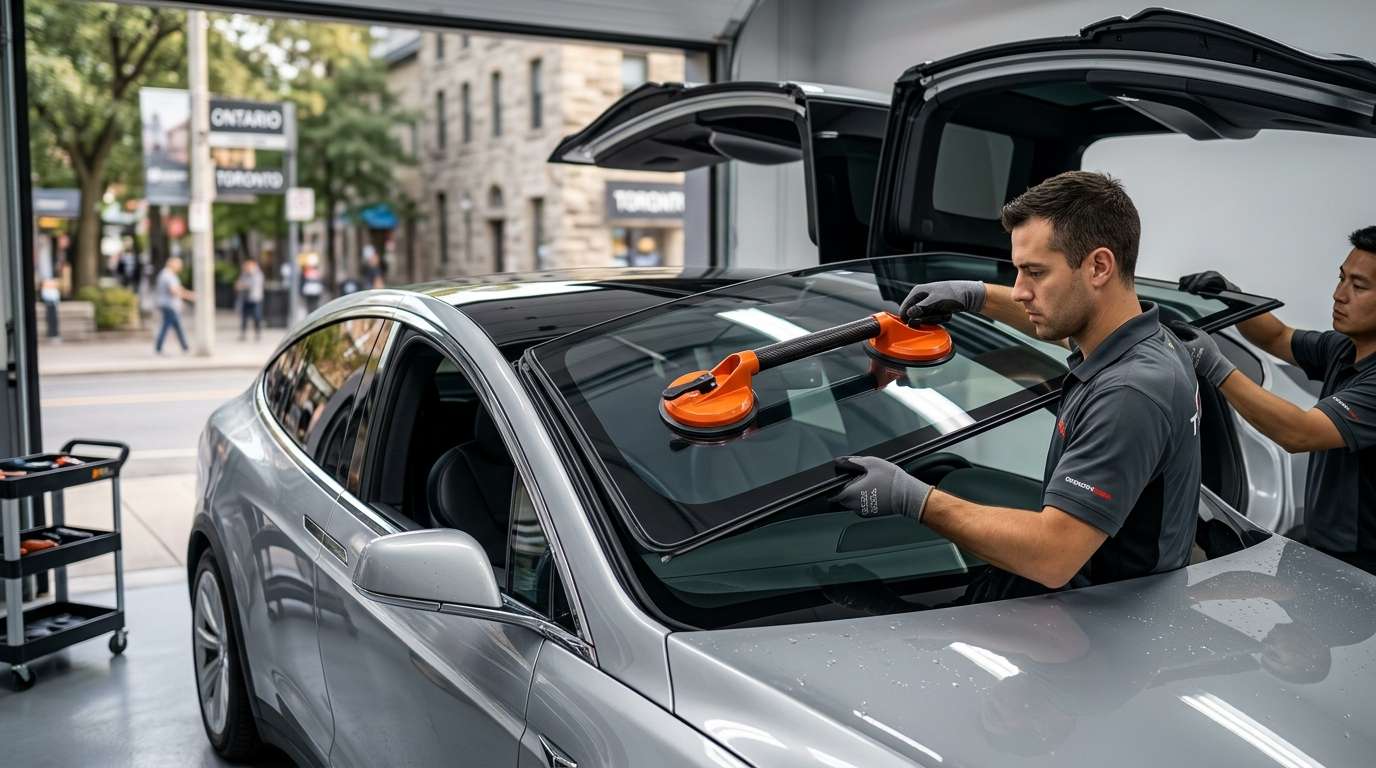 Door Glass Replacement for Tesla Model X (Panoramic) 2016-2021 by Alexwindshield