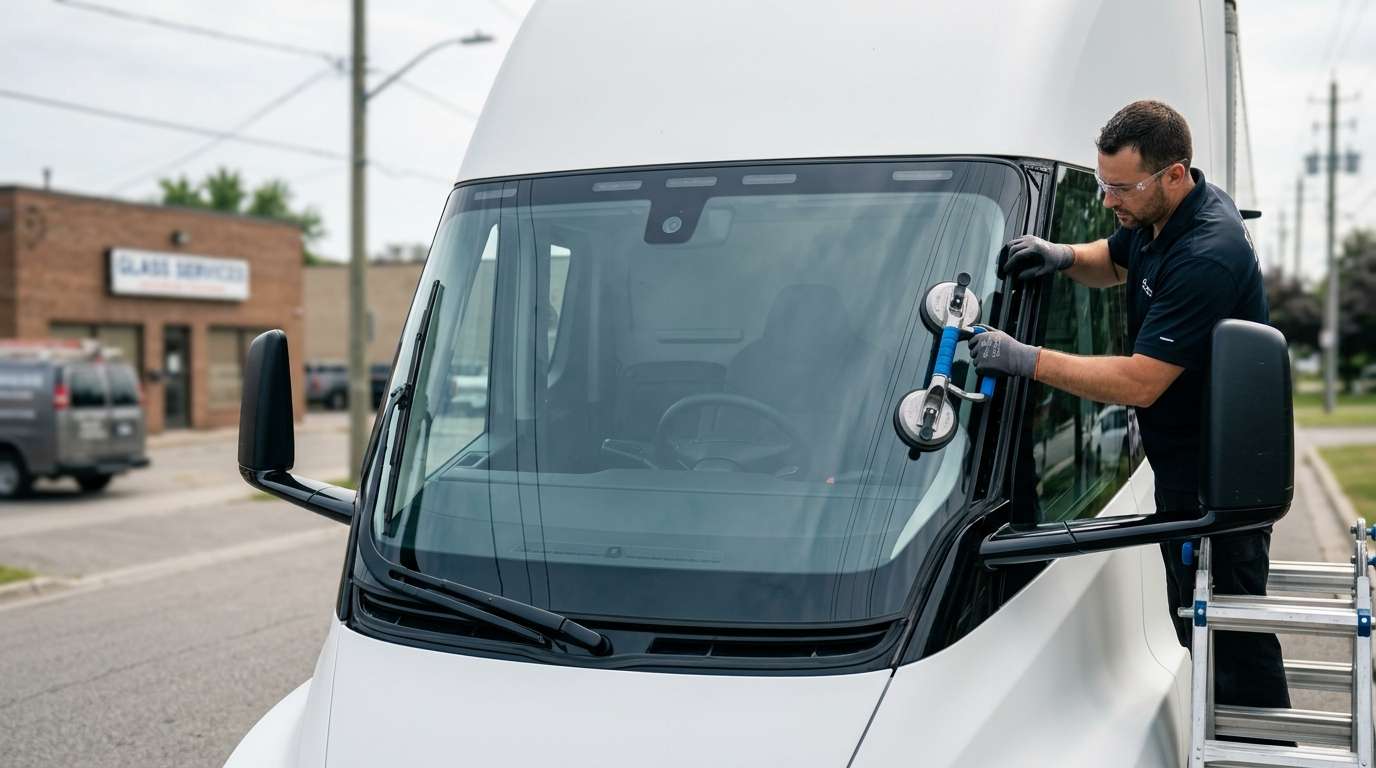 Windshield Replacement for Tesla Tesla Semi 2023-2027 by Alexwindshield