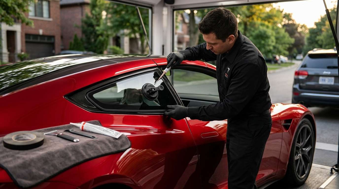Quarter Glass Replacement for Tesla Roadster (Gen 2) 2025-2027 by Alexwindshield