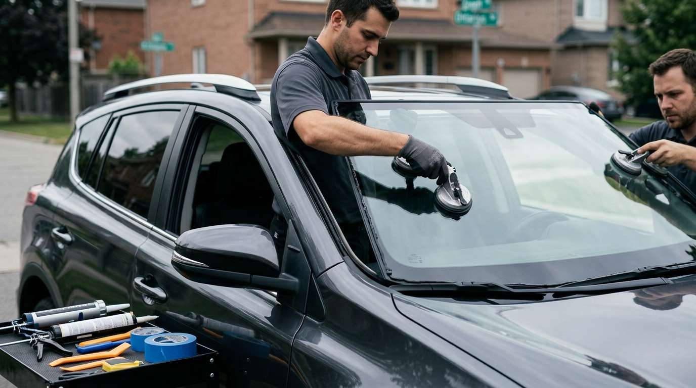 Windshield Replacement for Toyota RAV4 2013-2018 by Alexwindshield