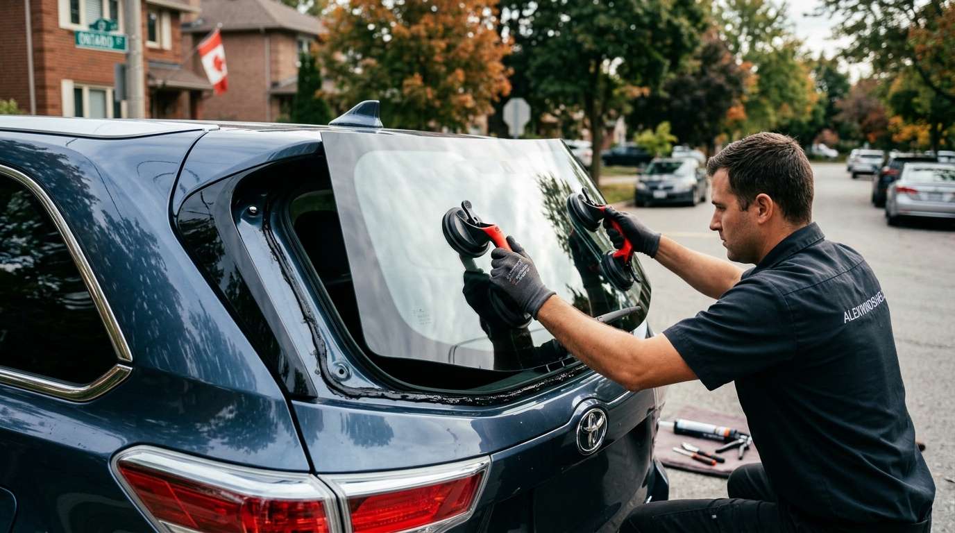 Back Glass Replacement for Toyota Highlander 2014-2019 by Alexwindshield