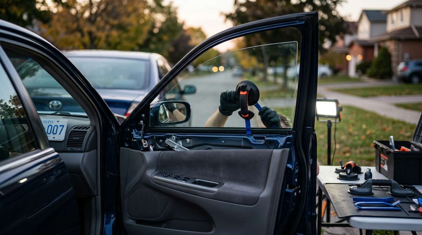 Door Glass Replacement for Toyota Camry 2002-2006 by Alexwindshield