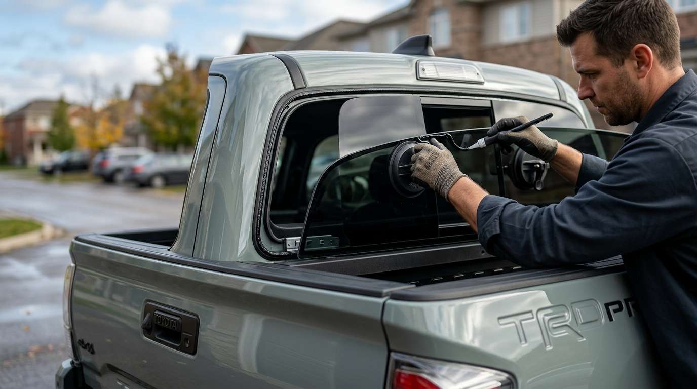 Back Glass Replacement for Toyota Tacoma 2024-2027 by Alexwindshield