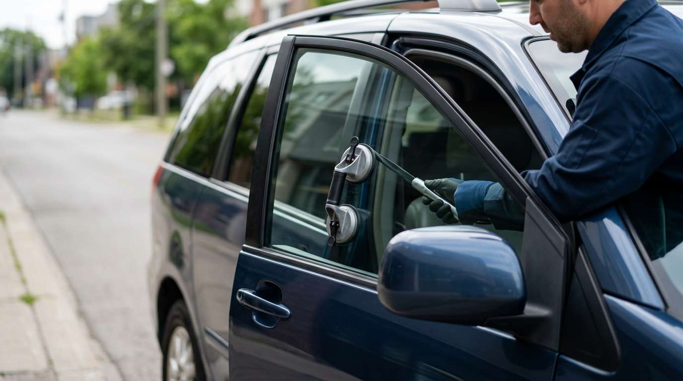 Door Glass Replacement for Toyota Sienna 2004-2010 by Alexwindshield