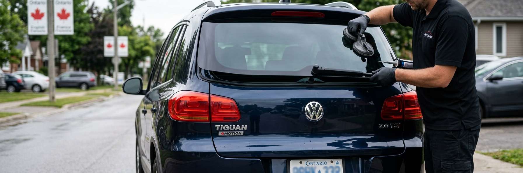 Back Glass Replacement for Volkswagen Tiguan 2009-2017 by Alexwindshield