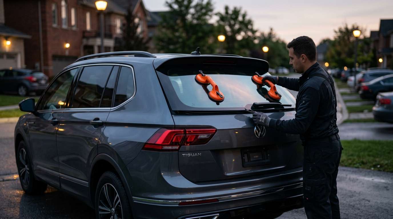 Back Glass Replacement for Volkswagen Tiguan 2025-2027 (Next Gen) by Alexwindshield