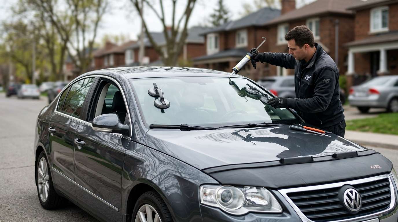 Windshield Replacement for Volkswagen Passat 2006-2011 by Alexwindshield